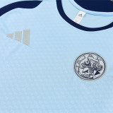 26/27 Ajax Sky Blue Training sleeve Shorts Suit