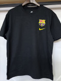 26/27 BAR Black Pure Cotton Men's T-shirt#T-35