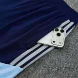 26/27 Ajax Royal Blue Training sleeve Shorts Suit