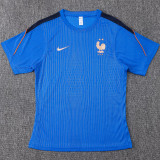 26/27 France  Blue Player Version Training sleeve Shorts Suit