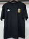 26/27 Argentina Black Pure Cotton Men's T-shirt#T-35