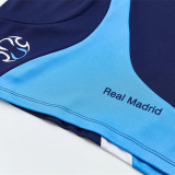 2007/2008 RMA Royal Blue Retro Half Pull Training Top(半拉链)