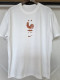 26/27 France White Pure Cotton Men's T-shirt#T-35金鸡标