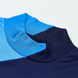 2007/2008 RMA Royal Blue Retro Half Pull Training Top(半拉链)