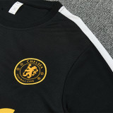 26/27 CHE Kids Black Training sleeve Shorts Suit#童装