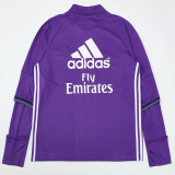2016/2017 RMA Purple Retro Half Pull Training Top(半拉链)