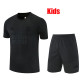 26/27 RMA Black Kids Training sleeve Black Shorts Suit#童装