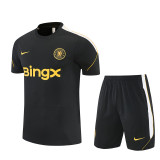 26/27 CHE Black Training sleeve Shorts Suit