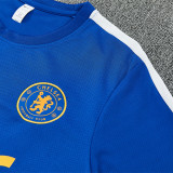 26/27 CHE Blue Training sleeve Black Shorts Suit