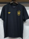 26/27 Spain Black Pure Cotton Men's T-shirt#T-35黄标