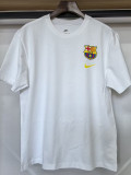 26/27 BAR White Pure Cotton Men's T-shirt#T-35