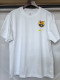 26/27 BAR White Pure Cotton Men's T-shirt#T-35