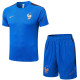 26/27 France  Blue Player Version Training sleeve Shorts Suit