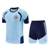 26/27 Ajax Sky Blue Training sleeve Shorts Suit