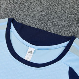 26/27 Ajax Sky Blue Training sleeve Shorts Suit