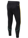 26/27 Brazil Player Version Black Training Shirts Black Pants Suit
