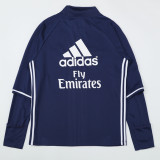 2016/2017 RMA Royal Blue Retro Half Pull Training Top(半拉链)