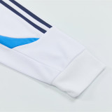 2007/2008 RMA White Retro Half Pull Training Top(半拉链)