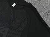 26/27 LIV All Black Kids Training sleeve Shorts Suit#童装