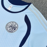 26/27 Ajax Sky Blue Training sleeve Shorts Suit