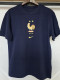 26/27 France Dark Blue Pure Cotton Men's T-shirt#T-35金鸡标