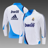2007/2008 RMA White Retro Half Pull Training Top(半拉链)