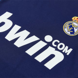 2007/2008 RMA Royal Blue Retro Half Pull Training Top(半拉链)