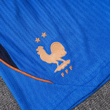 26/27 France  Blue Player Version Blue Tank top Shorts Suit