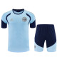 26/27 Ajax Sky Blue Training sleeve Shorts Suit