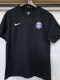 26/27 PSG Black Pure Cotton Men's T-shirt#T-35