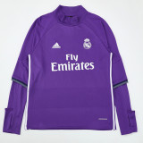 2016/2017 RMA Purple Retro Half Pull Training Top(半拉链)