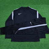 26/27NJ Black Player Version Half Pull Tracksuit#Ｃ2602(半拉链)
