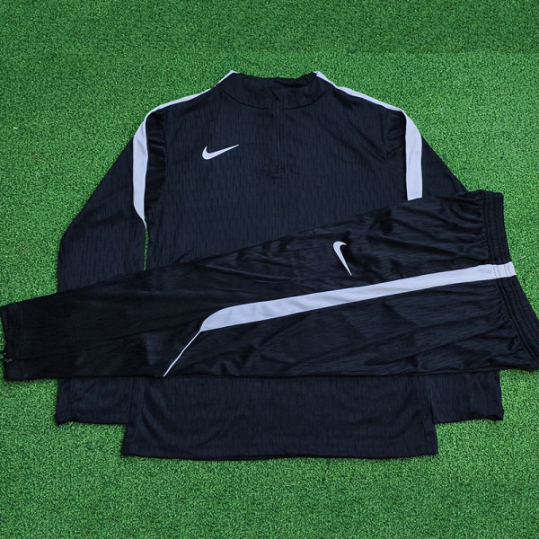 26/27NJ Black Player Version Half Pull Tracksuit#Ｃ2602(半拉链)
