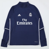 2016/2017 RMA Royal Blue Retro Half Pull Training Top(半拉链)