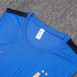 26/27 France  Blue Player Version Blue Tank top Shorts Suit