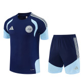 26/27 Ajax Royal Blue Training sleeve Shorts Suit