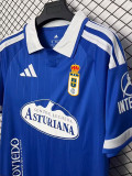 26/27 Real Oviedo Home Fans Soccer Jersey