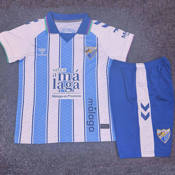 26/27 Málaga CF Home Kids Soccer Jersey