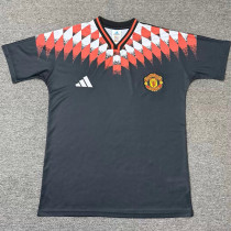 26/27 Man Utd Black Retro Soccer Jersey