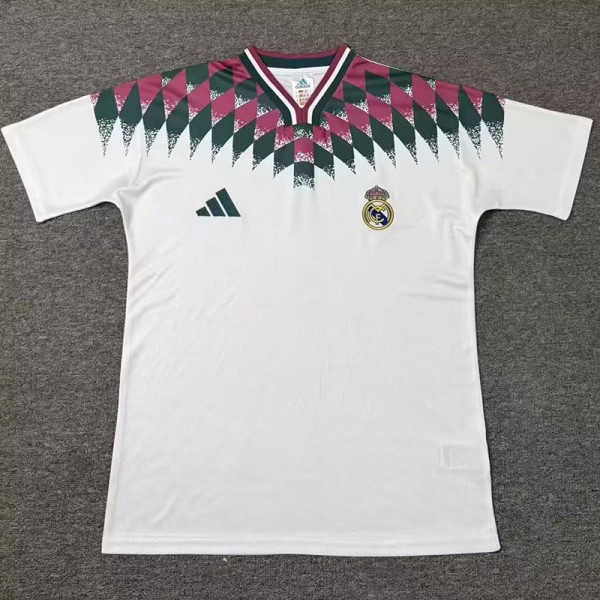 26/27 RMA White Retro Soccer Jersey