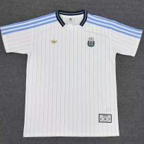 26/27 Argentina White Retro Soccer Jersey