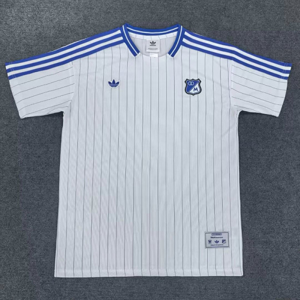 26/27 Millonarios FC White Retro Soccer Jersey