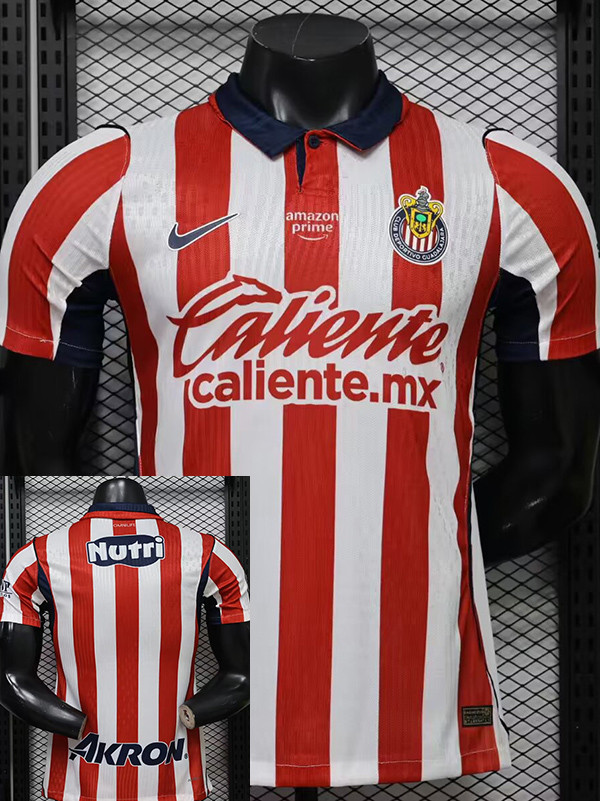 26/27 Chivas Home Player Version  Soccer Jersey