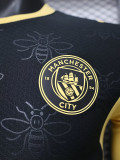 26/27 Man City Black Player Version Long Sleeve Soccer Jersey