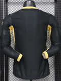 26/27 Man City Black Player Version Long Sleeve Soccer Jersey
