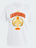 26/27 Spain White CAMPEONES Commemorative Edition Pure Cotton Men's T-shirt