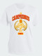 26/27 Spain White CAMPEONES Commemorative Edition Pure Cotton Men's T-shirt