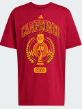 26/27 Spain Red CAMPEONES Commemorative Edition Pure Cotton Men's T-shirt