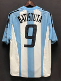 2002 Argentina Home Retro Soccer Jersey
