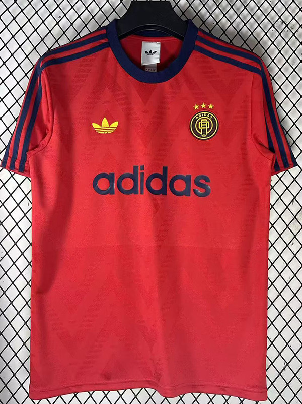 26/27 Ad Originals Three Star Edition Red T-shirt(圆领)